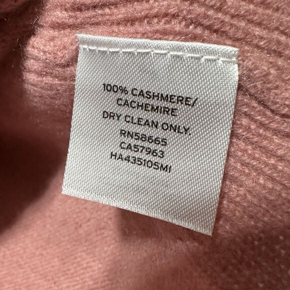 Halogen 100% Cashmere Crew Neck Pullover Sweater Size S Small Pink - Picture 6 of 9